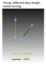 Tango Argentino | Simultan steg | Diagram